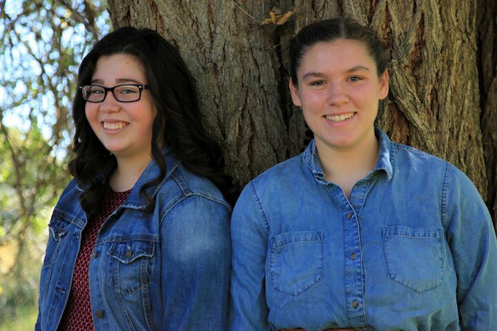 Madison Martinez and Abby Sparks are active members of the Business Professionals of America.
