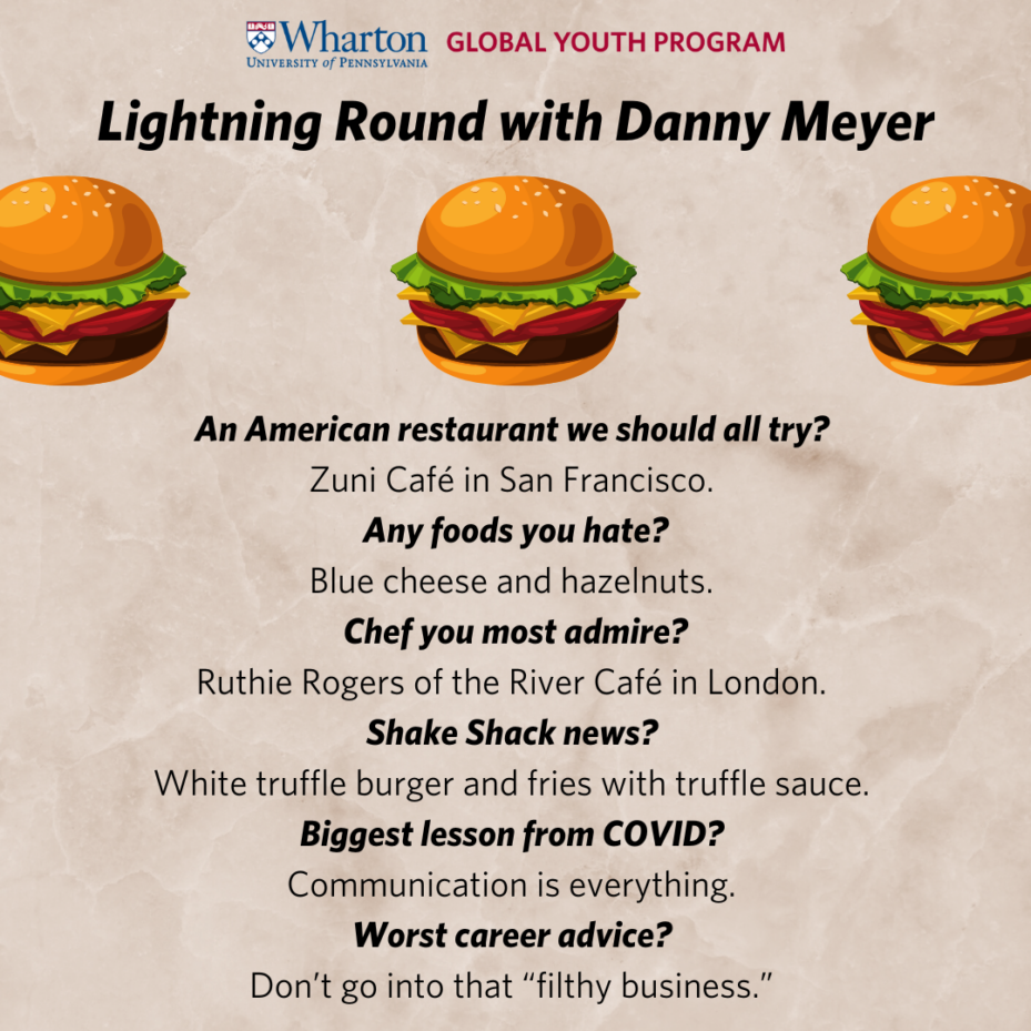 How Danny Meyer went from fine dining to burgers